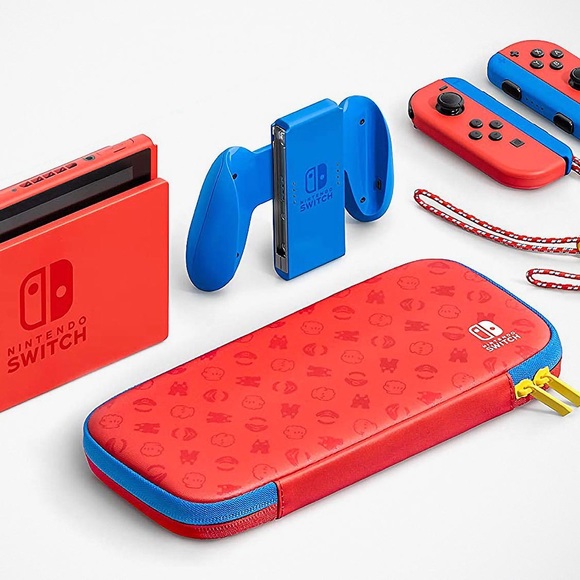 Limited Edition Collectible Mario Edition Switch Console with Metroid Prime 🍄🎮 - Picture 16 of 16